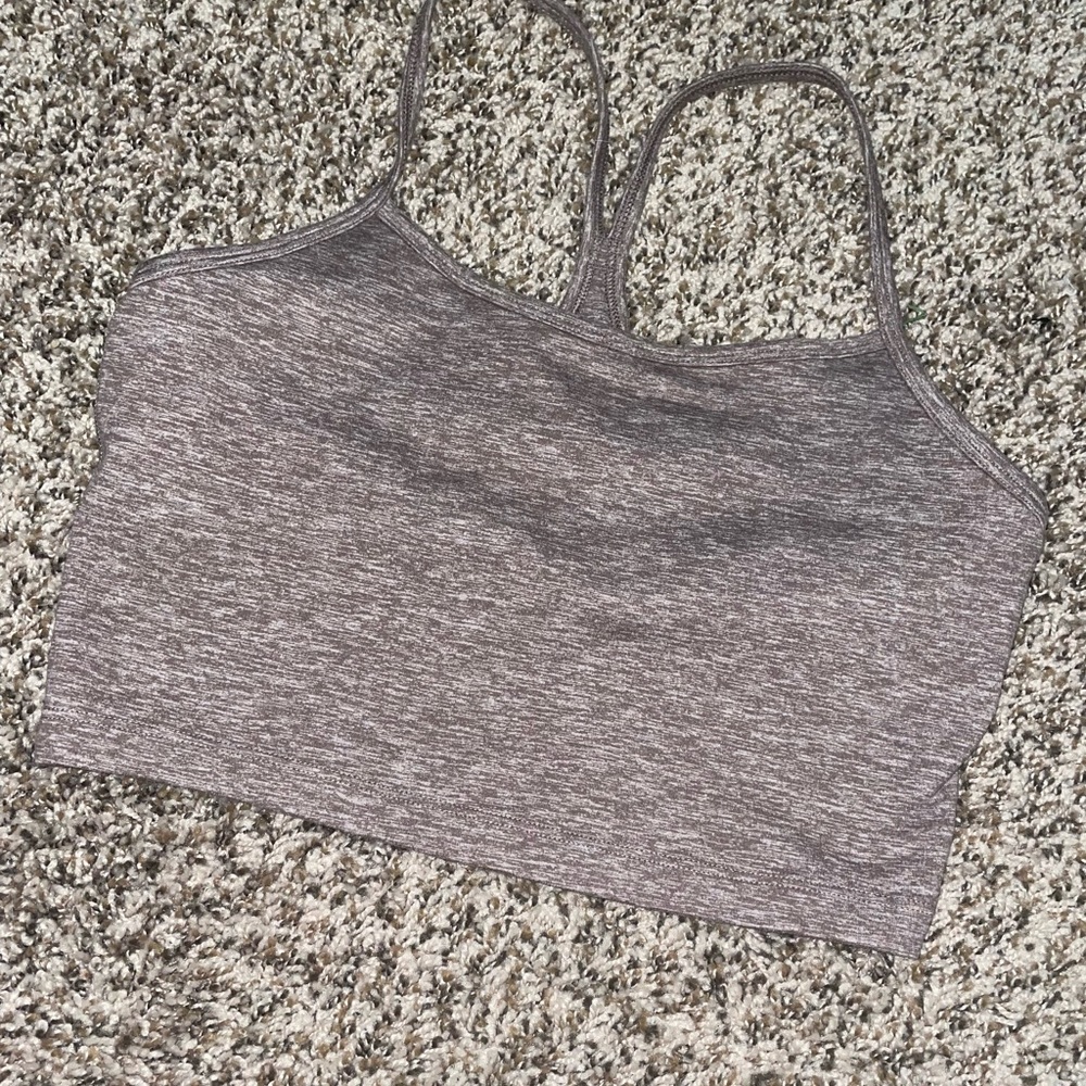Cropped workout tank